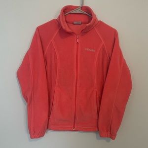 Columbia fleece zip-up jacket
